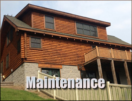  Mocksville, North Carolina Log Home Maintenance